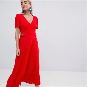 ASOS DESIGN Button Through Maxi Dress